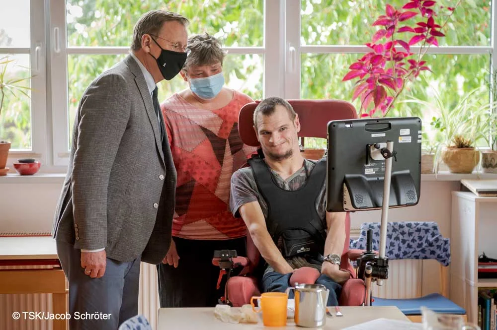 Corona und&nbsp;die&nbsp;Folgen: Bodo Ramelow zu&nbsp;Besuch&nbsp;im&nbsp;Christophoruswerk