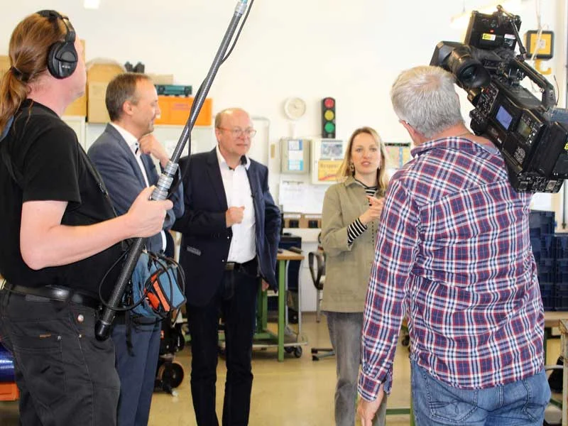 Team vom&nbsp;Thüringen Journal drehte&nbsp;am&nbsp;Ringelberg